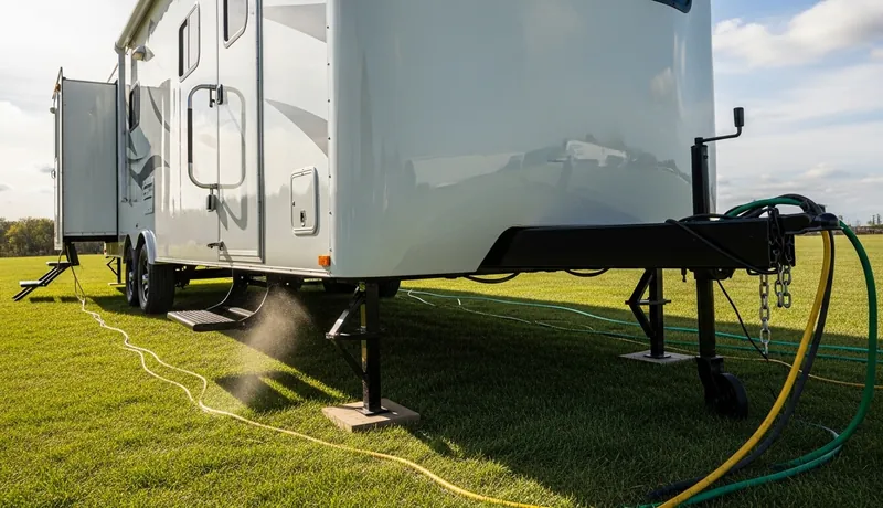 Elegant outdoor wedding setting